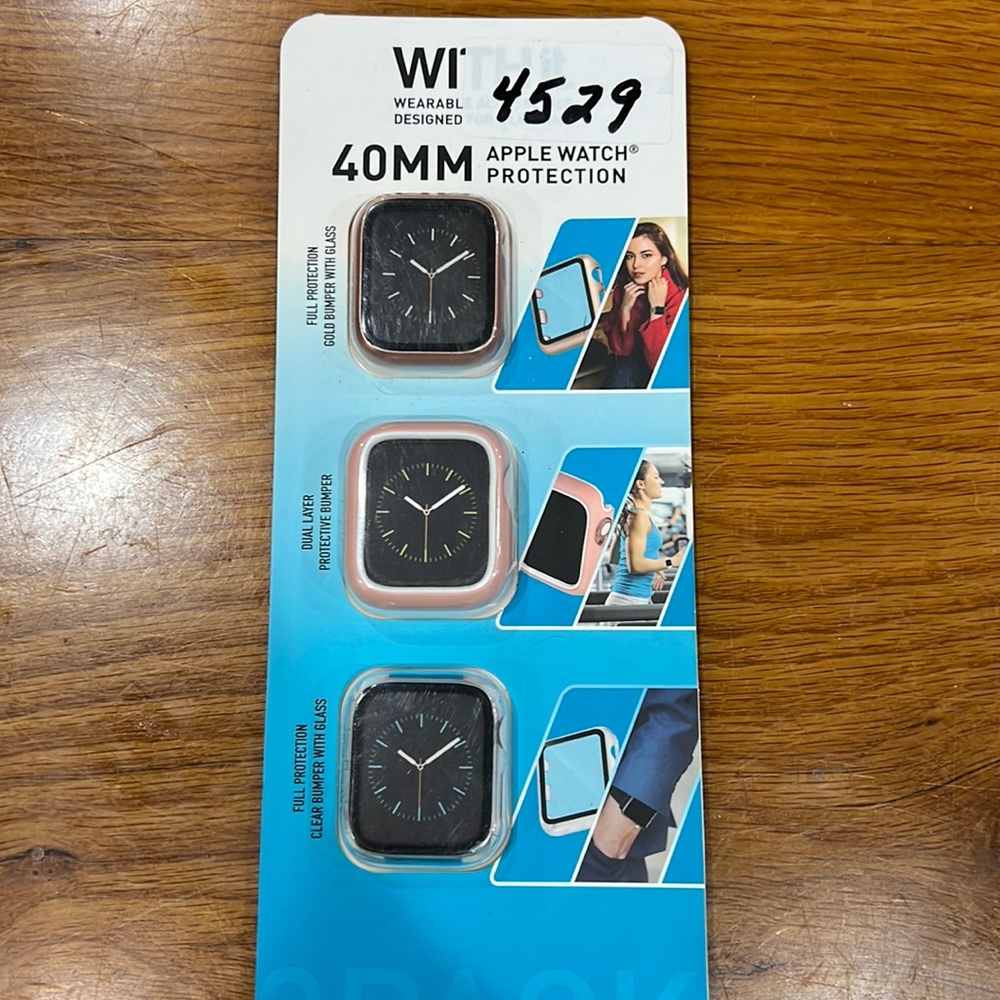 Apple Watch 40mm bumper with glass